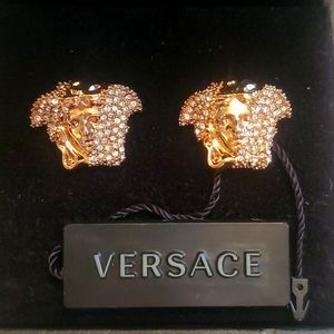 SOLD ‼️ Versace Medusa Head Stud Earrings